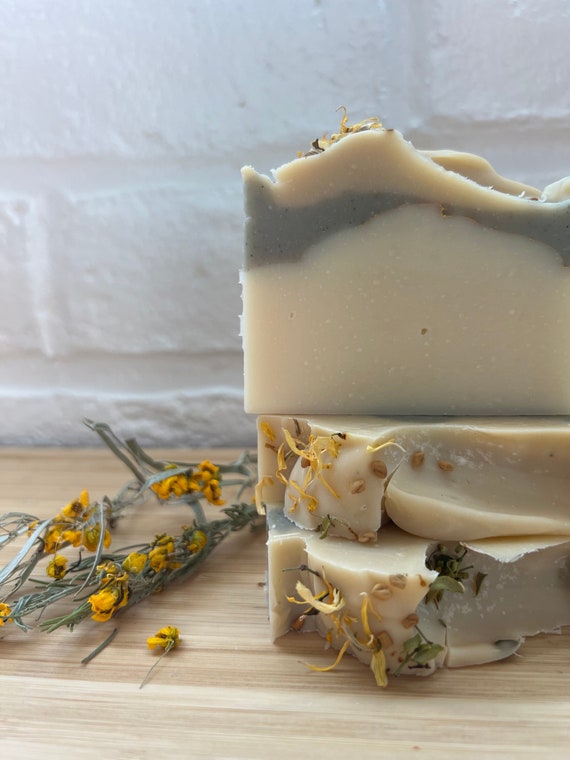 Palo Verde Cold Process Face Soap Essential Oil LIGHT SCENT | Sensitive Skin Soothing Detoxifying Skin Care VEGAN