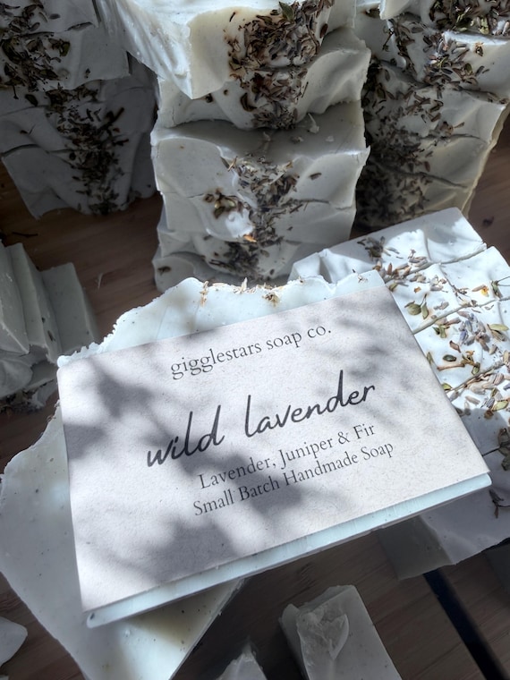 Wild Lavender Soap | Lavender Fir Juniper Essential Oil fresh invigorating handmade soap