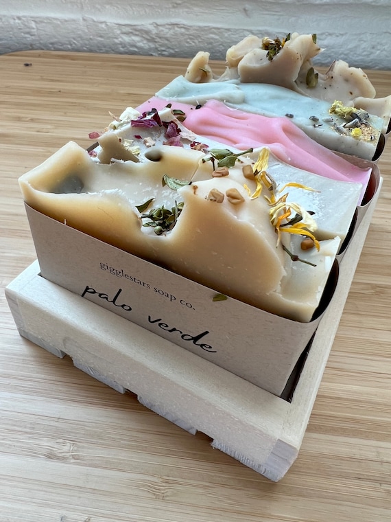 5 pack Desert Theme gift soap set | Gift Box | Sister Friend Birthday Hostess Thank You| Cold Process Handmade Natural Soap | Essential Oils