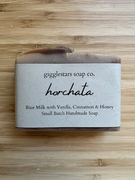 Horchata Rice Milk | Handmade Cinnamon Rice Milk VEGAN Soap|  All Natural Gentle Skin Care | Native Mexican Cultural