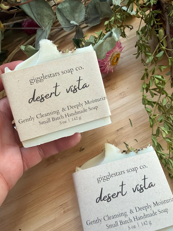 Desert Vista Soap | Bergamot Patchouli, French Green Clay, Vegan, Palm Free