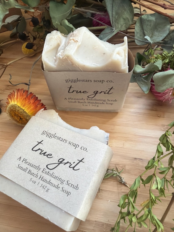 Exfoliating True Grit  Essential Oil Soap | Gardener, Mechanic, Vegan