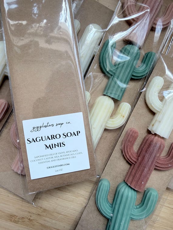 Saguaro Soap Trio Desert Lover 3 piece set, gift
