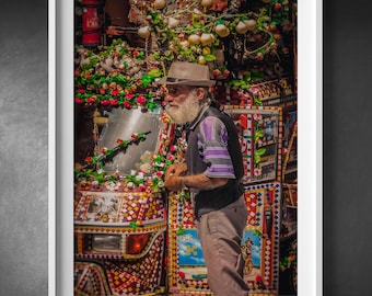Sicilian Cart Driver Digital Wall Art