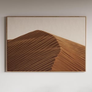 Desert Sand Dune | Minimalist Landscape Print | Digital Download
