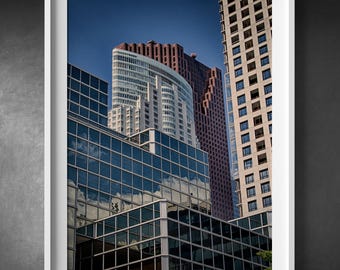 Urban Skyline Wall Art - Modern Cityscape Digital Printable