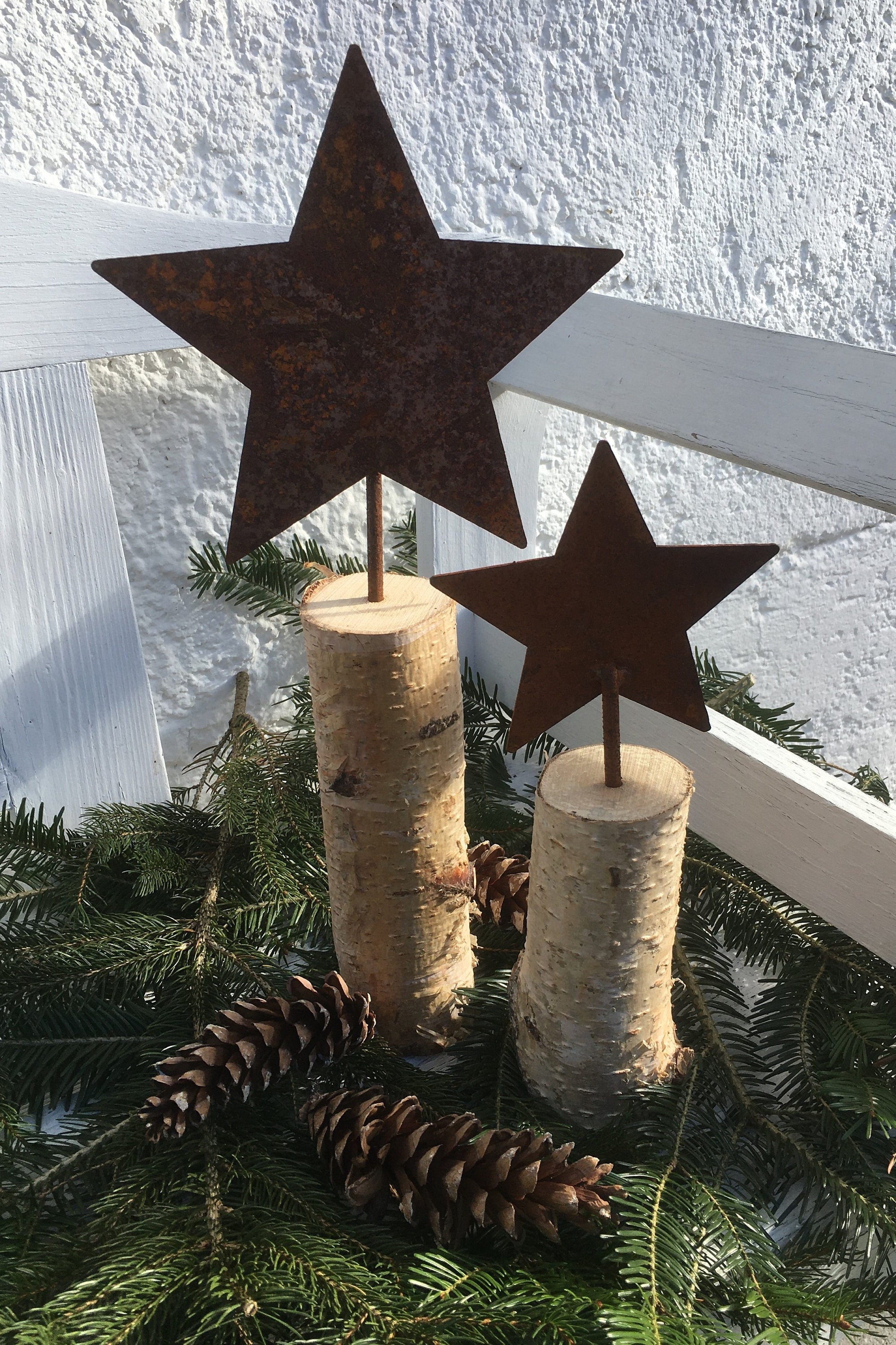 Weihnachtsdeko holz aussen