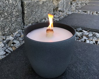 Brenner Schmelzlicht Kerzen Wachs Reste Garten Fackel  Feuer Dochthalter 4,3 cm 