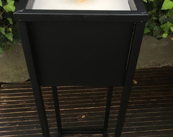 Kerzenfresser | Wachsfresser | Schmelzlicht | WeberHomemade - schwarz Steher groß Gartenfeuer Wachsbrenner Dauerbrenner Outdoor Kerze