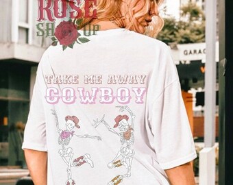 Skeleton Shirt Cowgirl Shirt Country Music shirt Nashville Shirt Skeleton Hoodie Southwest Shirt Dancing Skeleton Shirt Rodeo Y2k Shirt