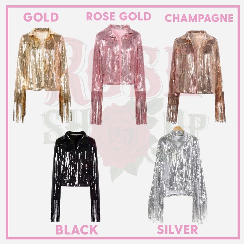 Sequin Tassel Cowgirl Jacket Fringe Jacket Disco Outfit Etsy Australia
