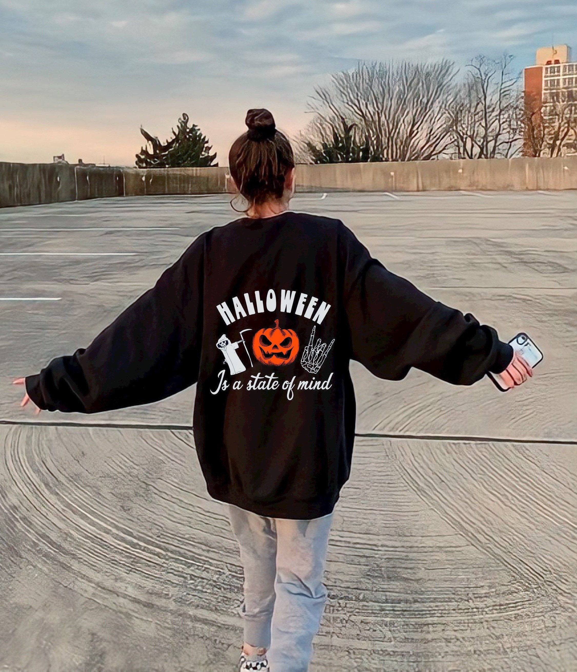 Halloween Crewneck Fall Apparel 