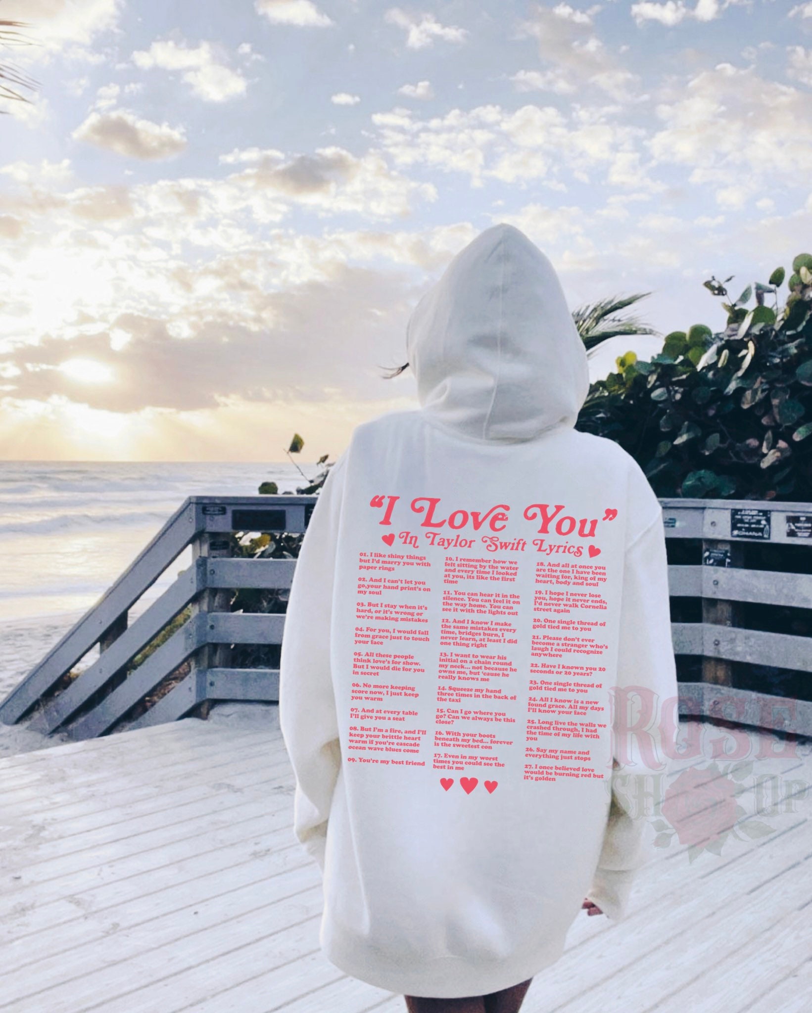 I Love You Lyrics Sweatshirt Etsy UK