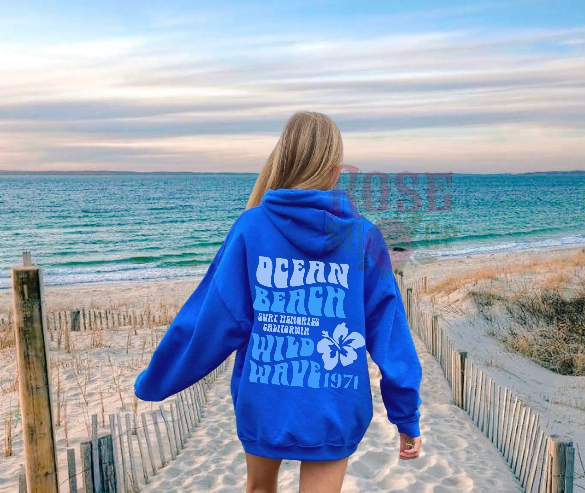  Islanders Beach Vintage Surf Sweatshirt : Clothing, Shoes &  Jewelry