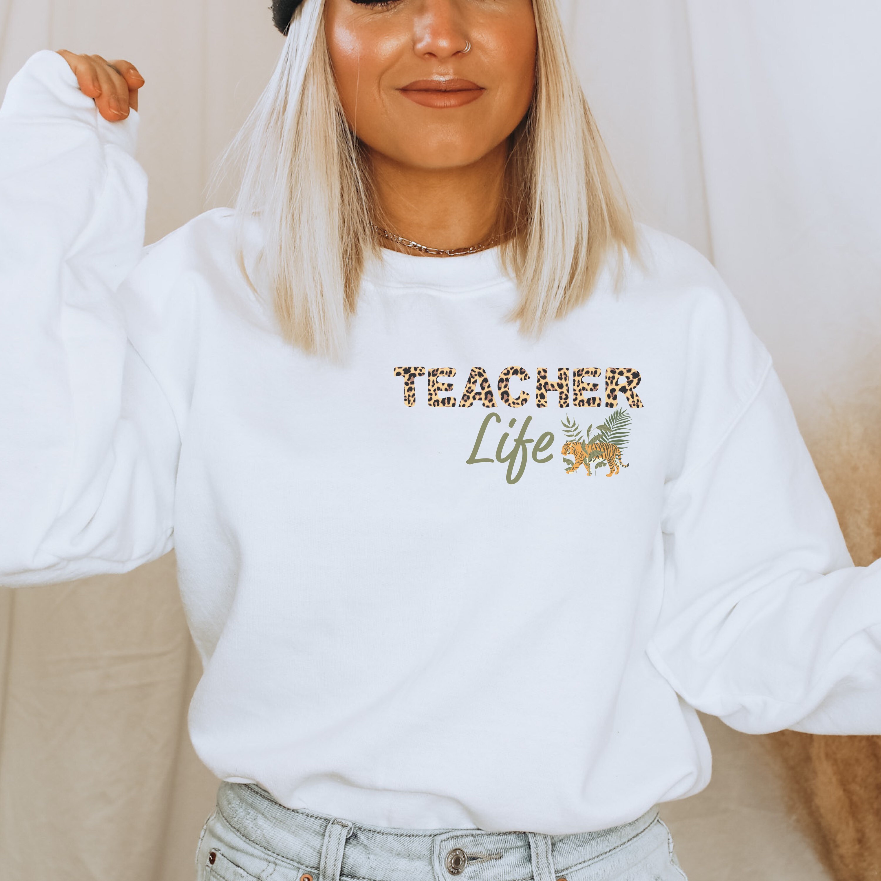 Teacher life sweater teacher life sweatshirt teacher Etsy
