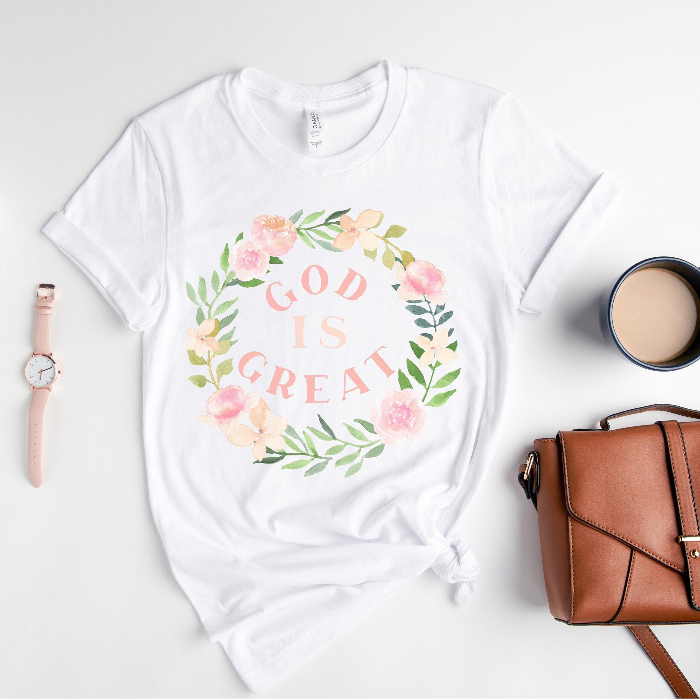 God is good Shirt TShirt God is great shirt vintage Etsy