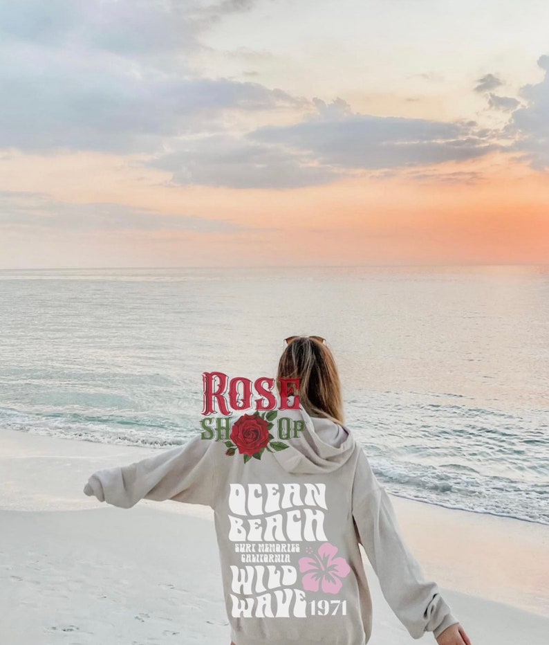 Siesta Beach Hoodie Ocean Beach Hoodie Tumblr Hoodie Coconut Girl Trendy Hoodies Aesthetic Hoodie Trendy Sweatshirt Oversized Hoodie Y2K image 6