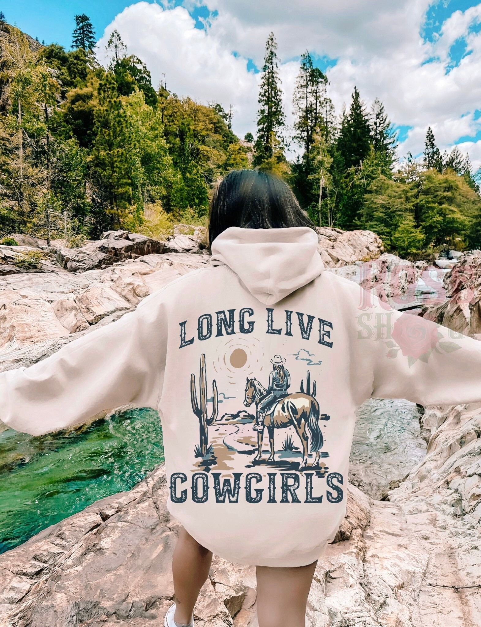 Long Live Hoodie - Black [Small]