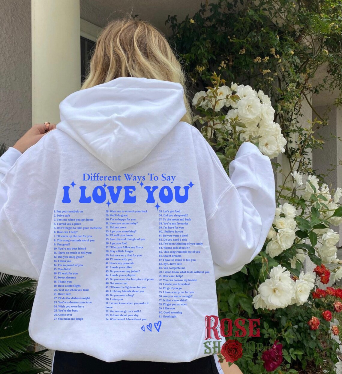 Different Ways to Say I Love You Hoodie Trendy Hoodie Trendy - Etsy