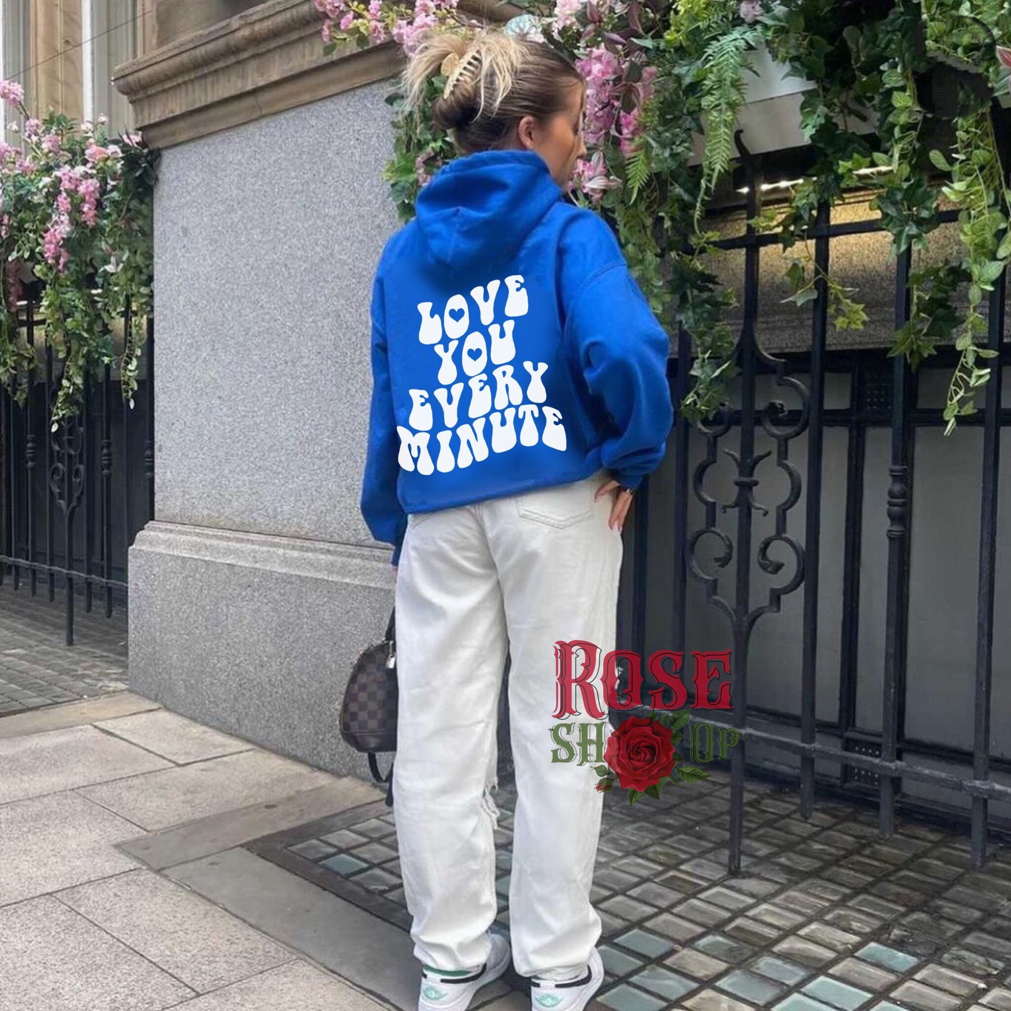 Love You Every Minute Hoodie Trendy Hoodies Aesthetic Clothing Gifts For Her Aesthetic Clothes Oversized Hoodie  Sorority Y2K Hoo
