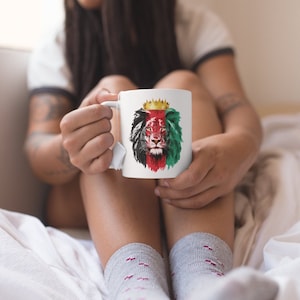 Afghan Lion Ceramic Mug 11oz