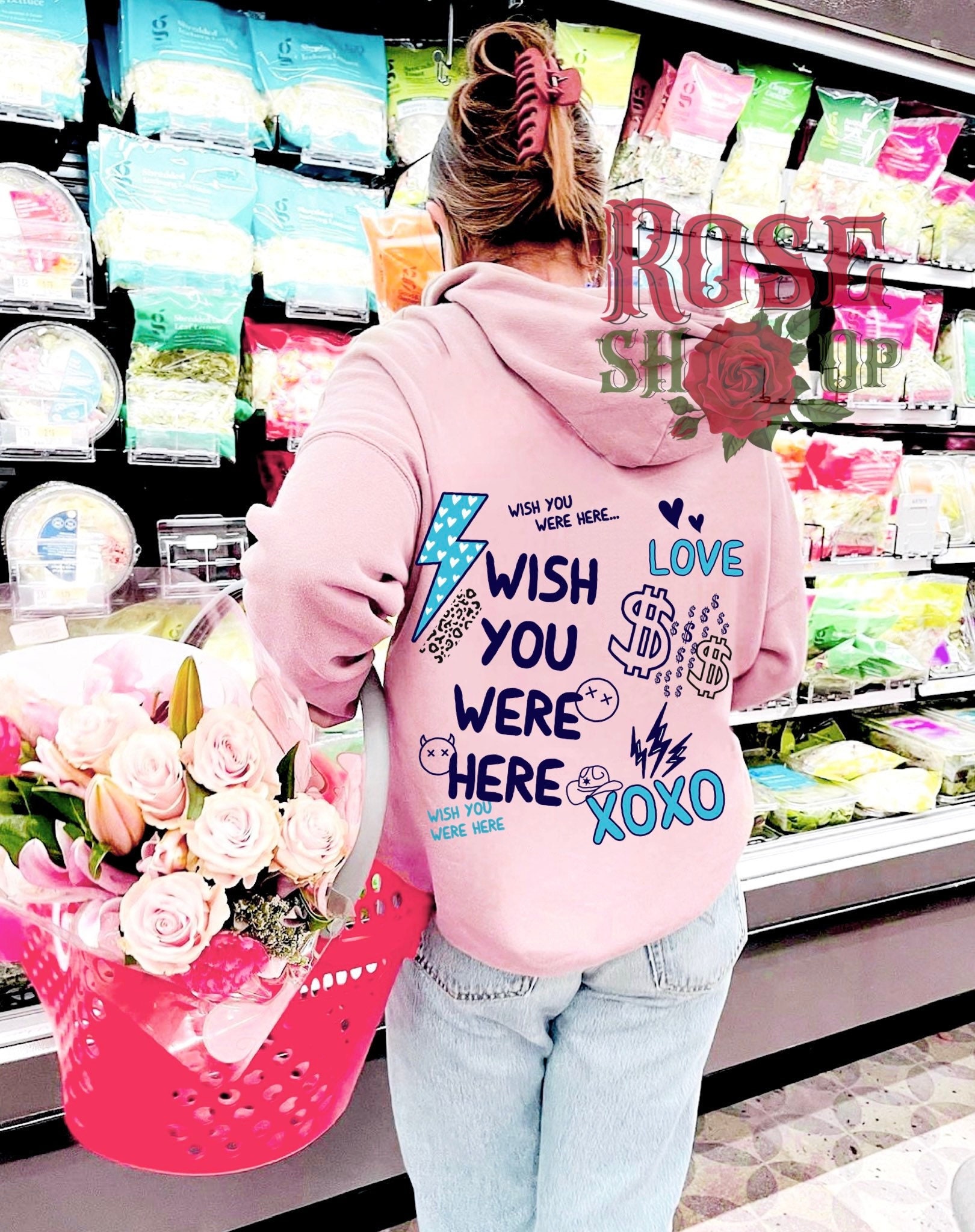 Trendy Hoodies Wish You Were Here Hoodie Aesthetic Hoodie Preppy Sweatshirt  Oversized Hoodie Aesthetic Clothes Hoodie With Words on Back Y2K - Etsy  Canada