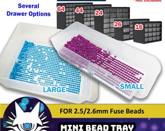 The Original MINI Perler Drawer Inserts© compatible with Akro-Mils Organizers - Design by iRav3D©