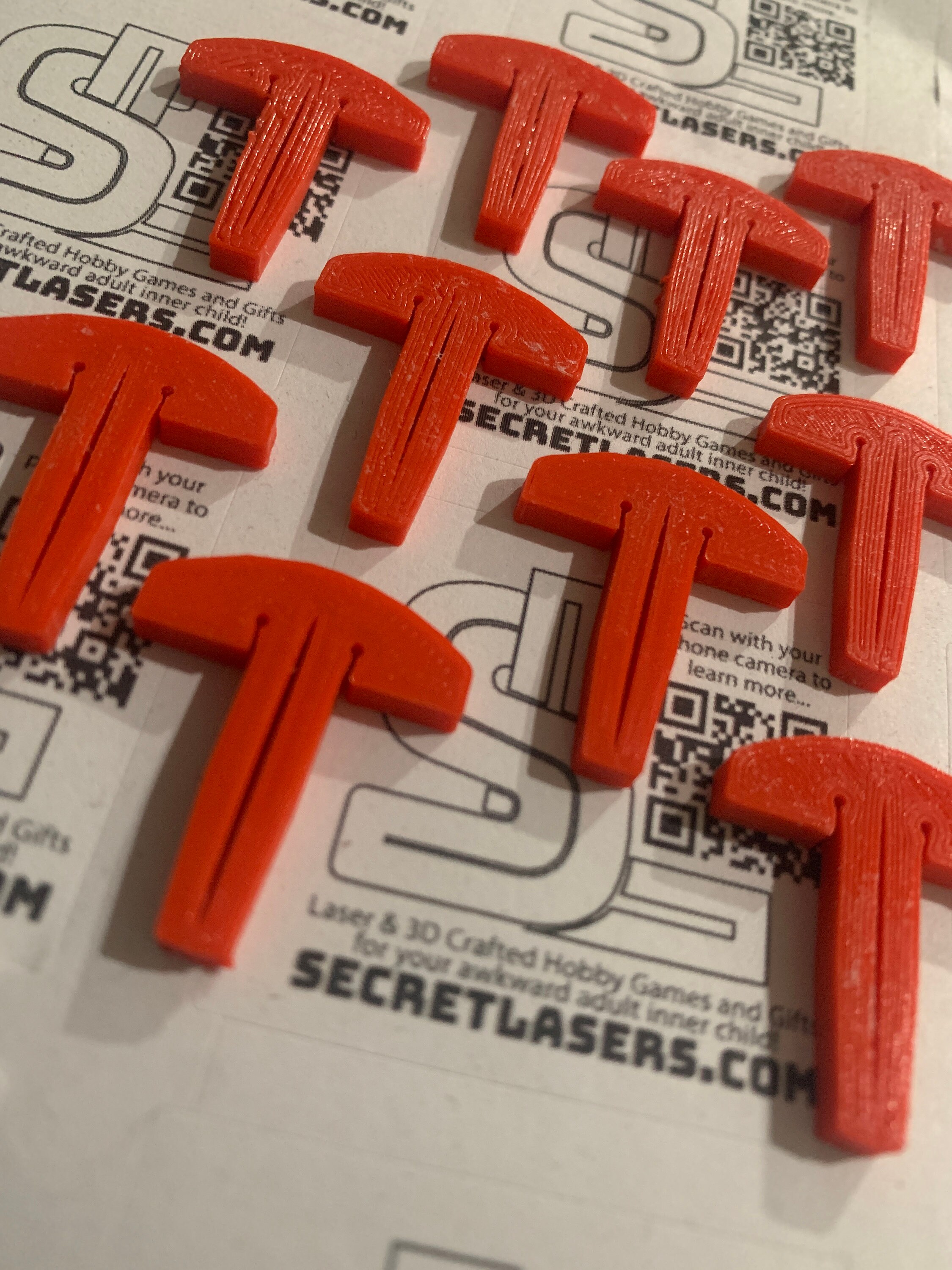 Pin Downs, 3D Printed PLA printer Time Rental Etsy