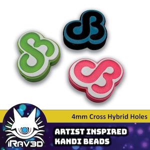 Fan Art Daily Bread Kandi Beads Colorful Beads for Rave Bracelets Festival Jewelry PLUR Crafts EDM Accessories