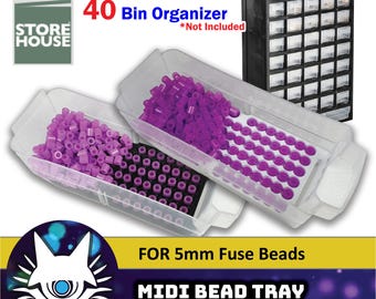 The Original MIDI Perler Drawer Inserts© compatible with Storehouse Organizers - Design by iRav3D©