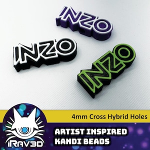 Fan Art INZO Kandi Beads Colorful Beads for Rave Bracelets Festival Jewelry PLUR Crafts EDM Accessories