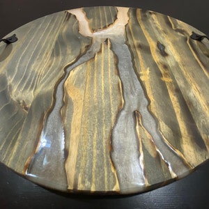 Handgefertigtes Käsebrett, Käsebrett aus Epoxidharz aus Holz, handgefertigtes Käseschneidebrett, Küchenzubehör für Wurstwaren, Weihnachtsgeschenk