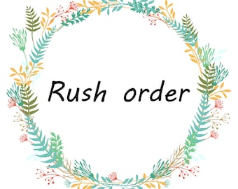 Rush order for shipping UPS overnight