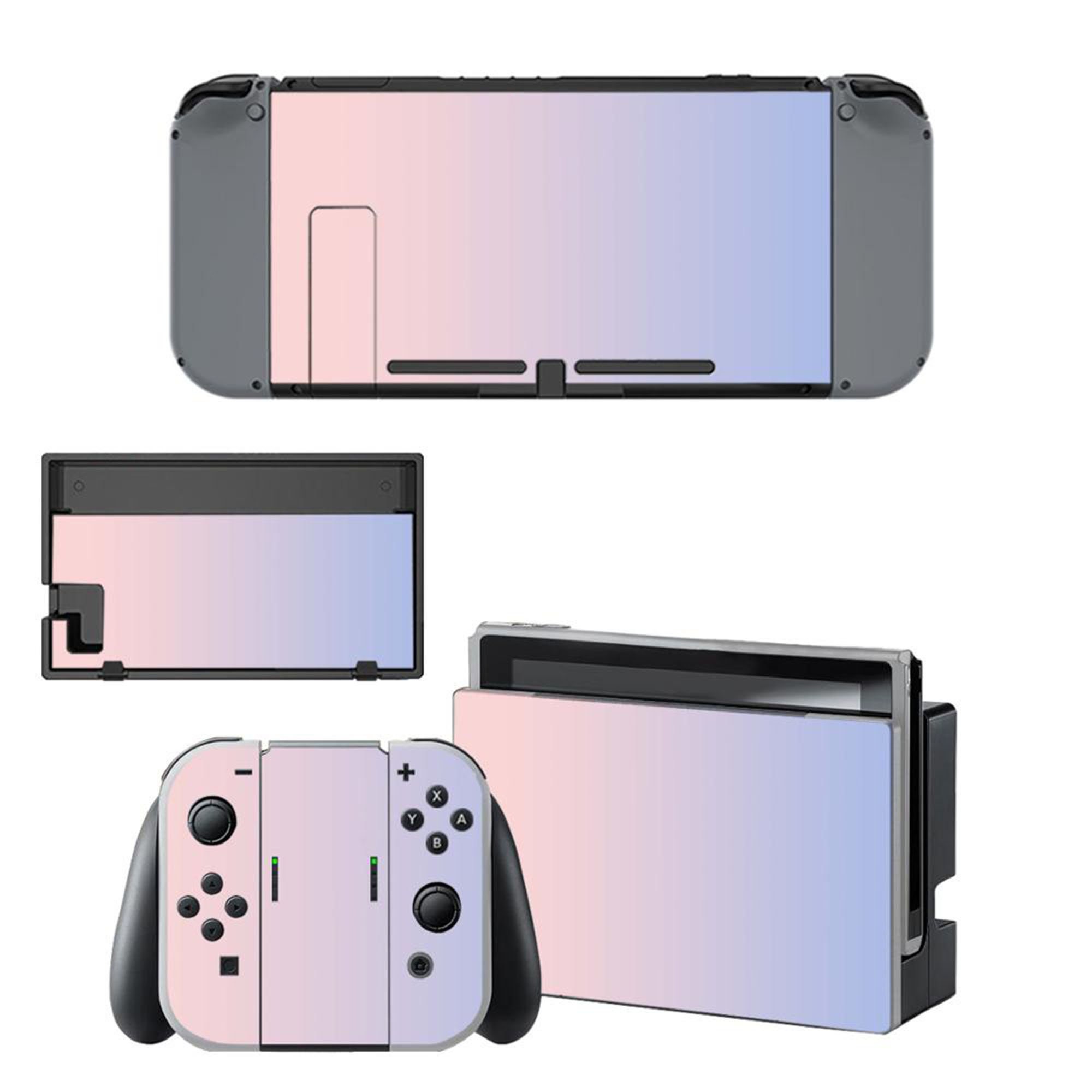 Pure Purple Pink Nintendo Switch Skin Sticker Nintendoswitch Stickers