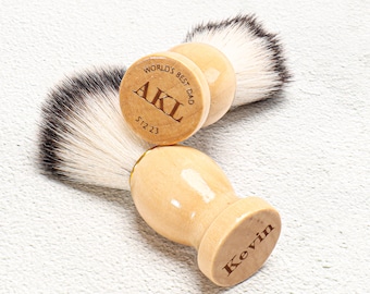 Cepillo de afeitar de madera personalizado para barba y pelo, peine, monograma con nombre personalizado, para padrinos de boda, propuesta de matrimonio, marido, padre, regalo de Navidad