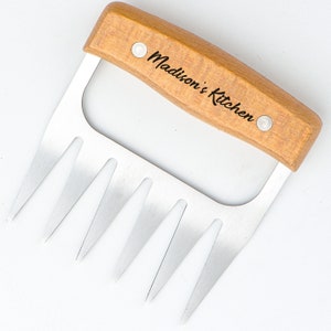 Personalized barbecue meat mincer, Meat Separator, BBQ Buffet Tool, BBQ Meat Shredding Fork Meat Shredder Claws, Grill Smoker, Shred Meat