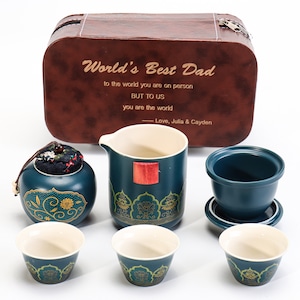 Personalized Kungfu Tea Set Groomsmen Father&#39;s Day Gift Bridesmaid Name Your Text Logo Hen Bachelorette Party Cup Sleepover Party Camp Gift
