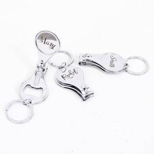 Personalized Nail Clipper for Men and Women, Fingernail & Toenail Clipper Cutter, Bridesmaid Gifts for Her Women Girlfriend Mom Gift Wedding