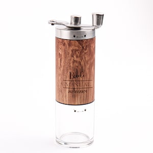 Regalo personalizado para amantes del café, molinillo manual de madera con grabado personalizado para espresso, utensilios de cocina de campamento, ideal para despedidas de soltera.