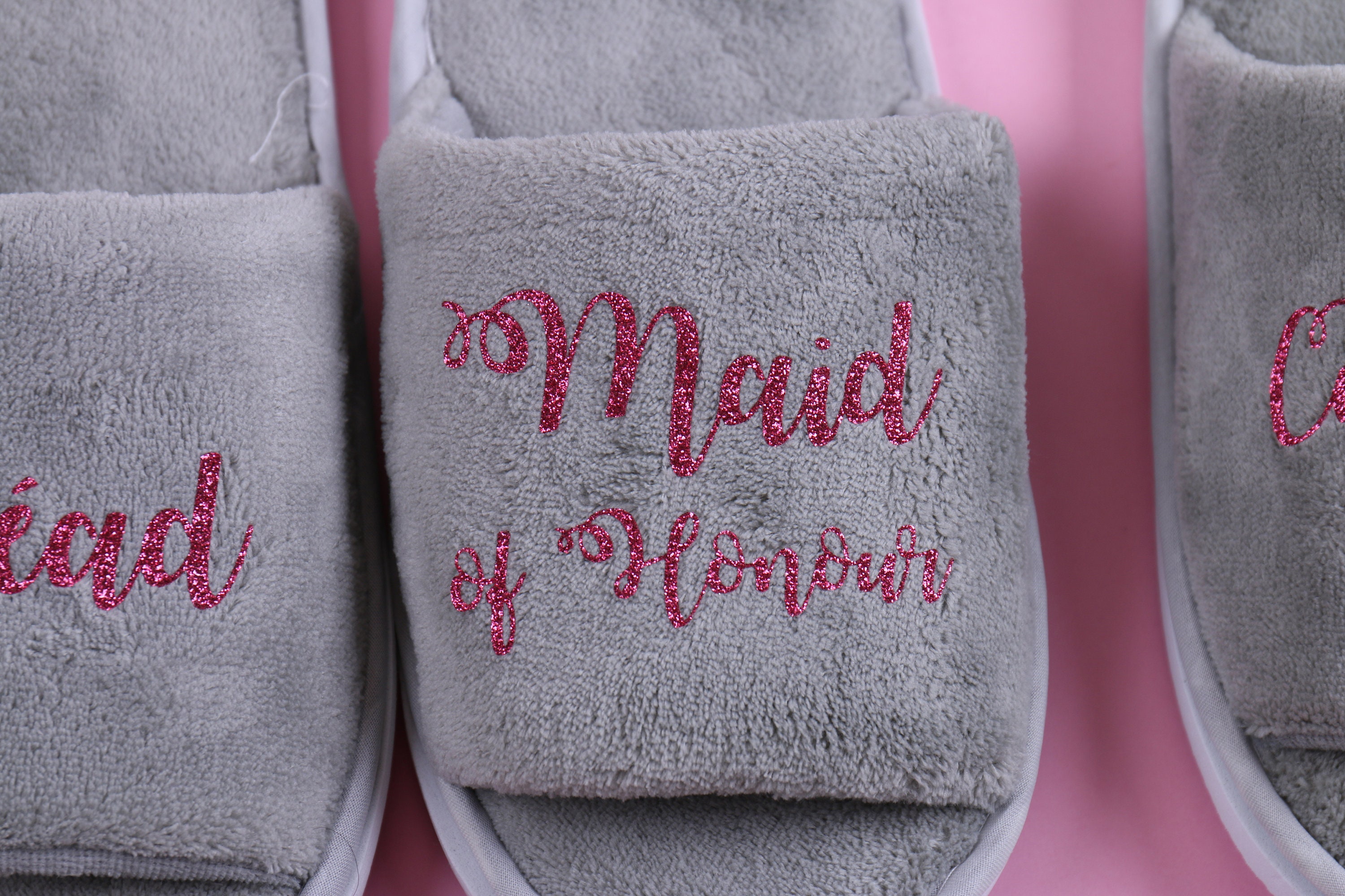 custom spa slippers