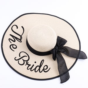 Personalized Floppy Beach Hat, Gifts for Mom, Beach Hat for Girlfriend, Custom Bride Gifts, Honeymoon Gifts, Bridesmaid Maid of Honor Beach