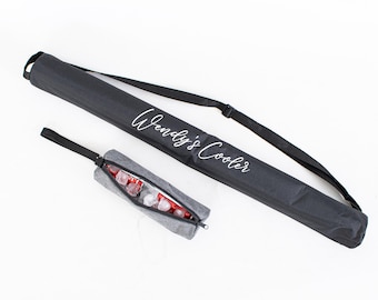 Custodia per birra personalizzata, custodia per birra su misura per sacca da golf, custodia termica isolante, tracolla termica adatta alla maggior parte degli stili e tipi di sacche da golf