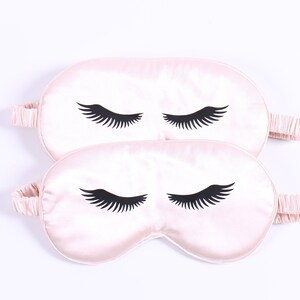 Set of 8 Personalized Satin Eye Mask Sleepover Gifts Adult Kids SPA Sleeping Bridesmaid Hen Bachelorette Bridal Shower Party Wedding Favor image 5