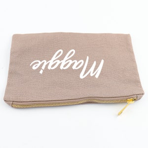 Personalized Bridesmaid Make Up Bag Gift，Bridesmaid Makeup Bag, Bachelorette Party Gifts Gift Gift for Her