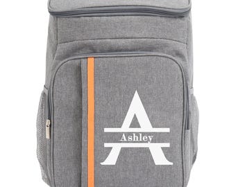 Spersonalizowany plecak-lodówka, torba termiczna na kemping, podróż, piknik, przechowywanie napojów, chłodziarka do wina, wędrówka, lunch, monogram, lekka