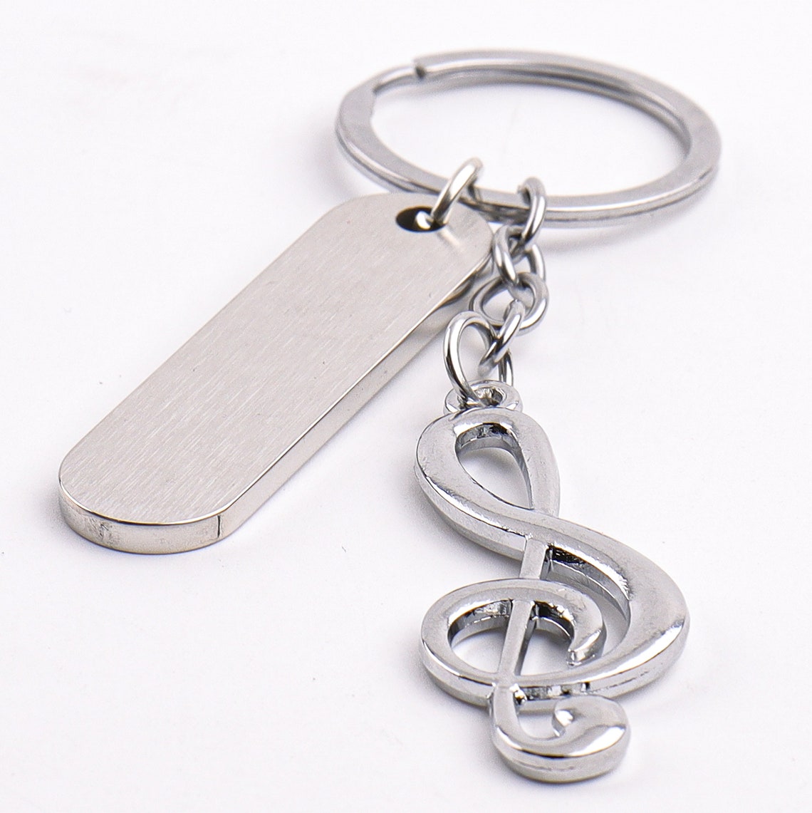 Keychain Note Personalized Musical Note Keychain, Custom Music Symbol Keychain, Gift ...