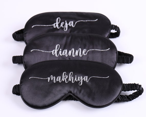 Maschera per gli occhi personalizzata, maschera per gli occhi damigella d' onore, maschera per gli occhi