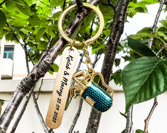 Regalo de golf personalizado para hombre, llavero perfecto como accesorio de golf y una gran adición a la bolsa de golf: regalo para el padrino, regalo para hombre