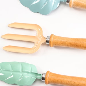 Gift Model Rakes Personalized Kids Garden Tool Set of 4 - Shovel, Rake, Fork - Cute ...
