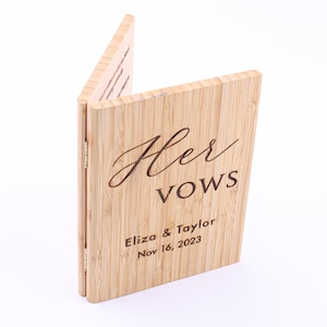 Libro de votos de boda personalizado, folletos de ceremonia de boda o votos de fuga, cuaderno de discursos de lujo, regalo de compromiso para el novio